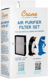 Набор фильтров для очистителя воздуха CRANE HS-1934